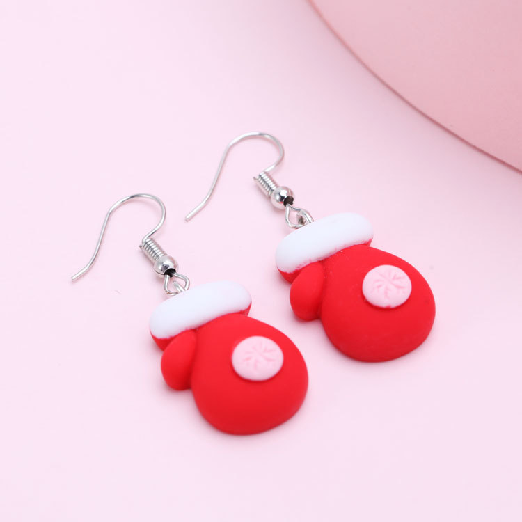 6g Weight Cute Geometric Synthetic Resin Women's Earrings 1 Pair