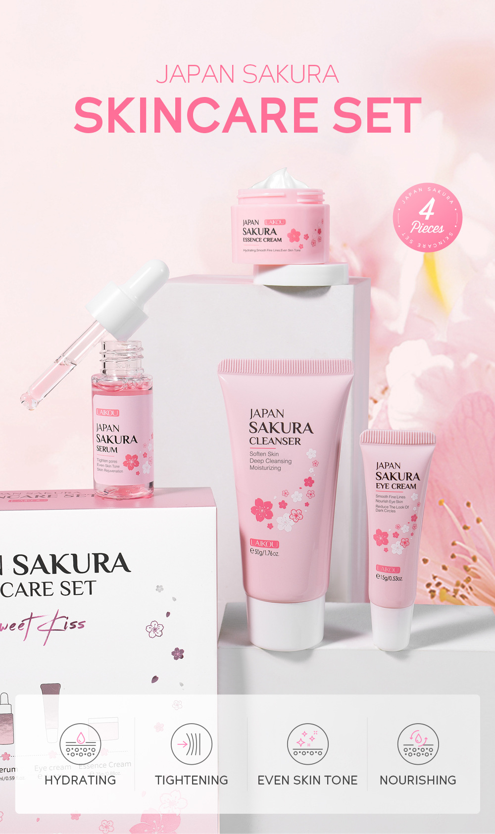 Japanese Sakura Skincare Set 2