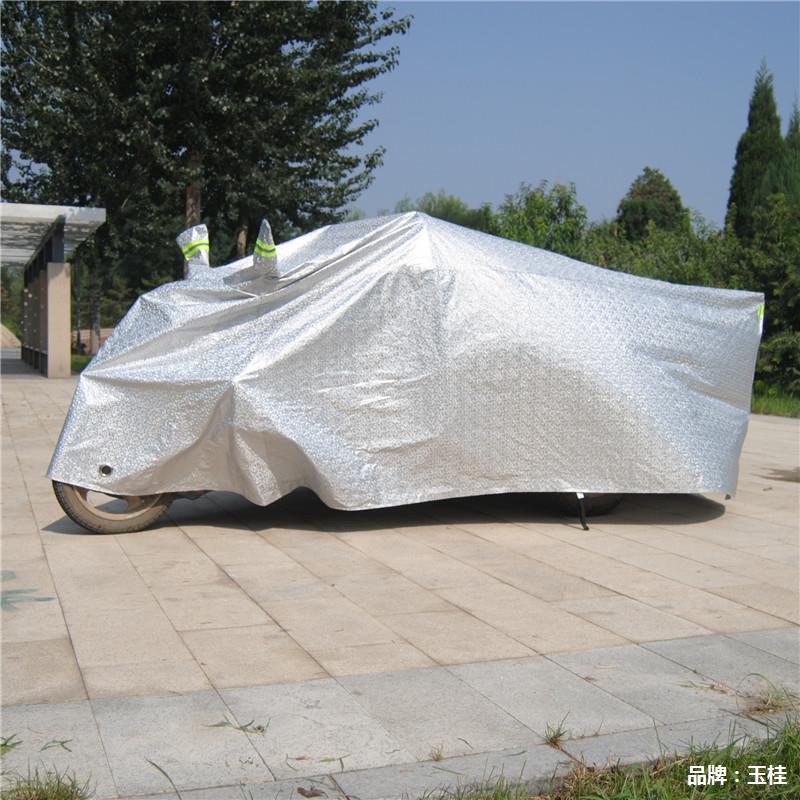 cubierta de camión de triciclo chaqueta de lluvia cubierta de camión de motocicleta chaqueta de lluvia cubierta de camión de lluvia impermeable a prueba de agua a prueba de polvo anticongelante protector solar