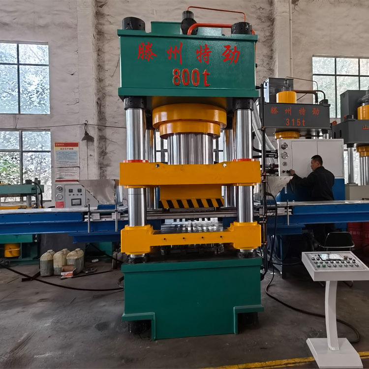 800 tons two-color bait machine square bait forming hydraulic press automatic powder forming hydraulic press