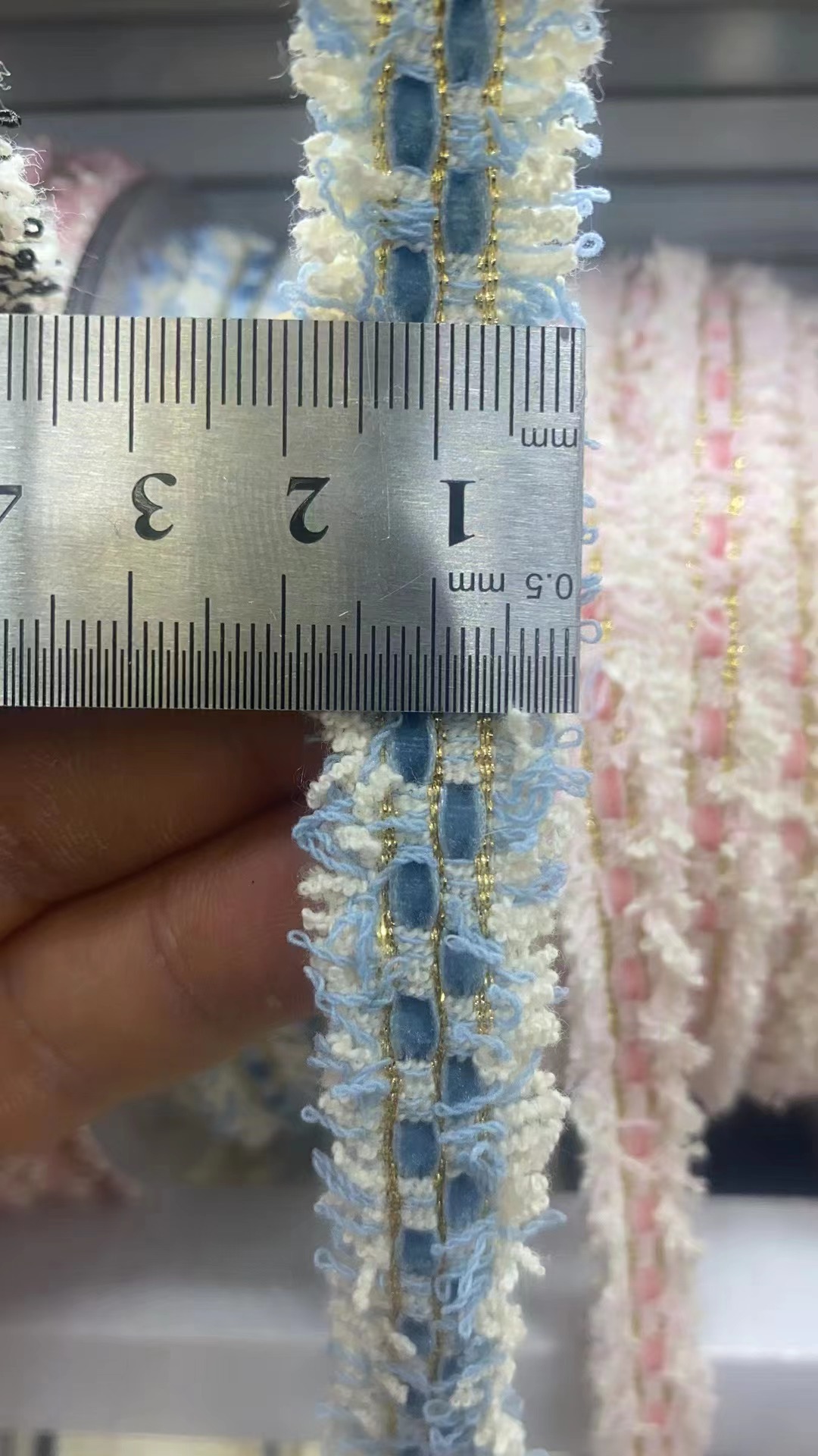 Fabricante en stock estilo coreano Chanel estilo cinta estilo étnico hecho a mano con cuentas encaje ropa DIY accesorios perla encaje