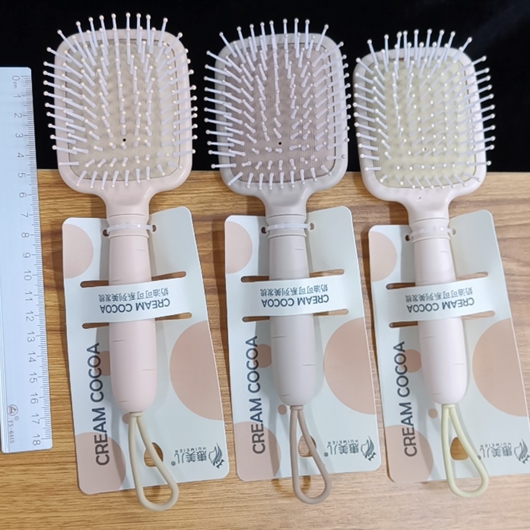 Peines caseros de cabello largo de cacao crema peines caseros de cabello largo peines de masaje peines de mango antideslizante