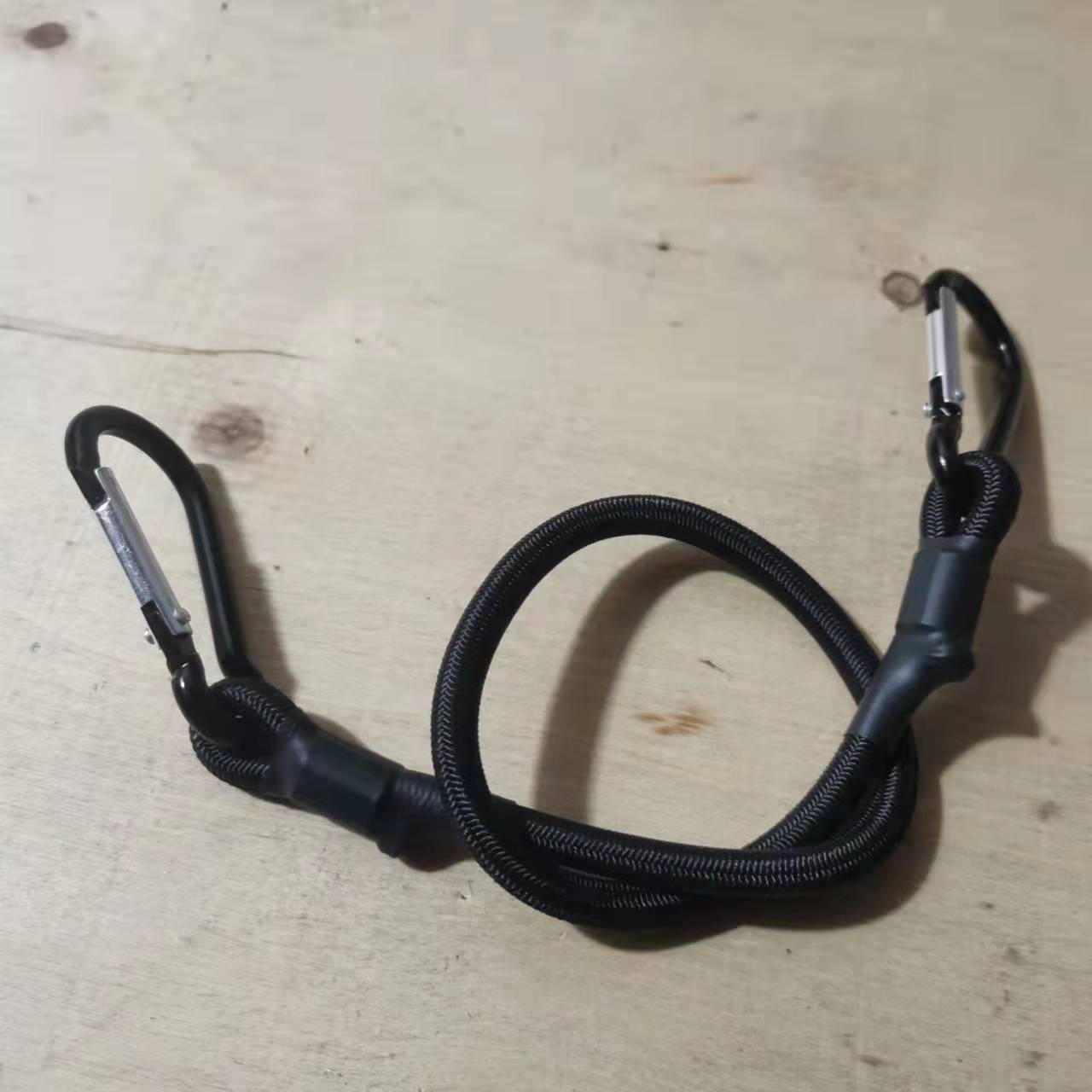 Suministro directo de fábrica equipaje vinculante elástico negro y blanco látex núcleo gancho cuerda bicicleta eléctrica motocicleta equipaje cuerda