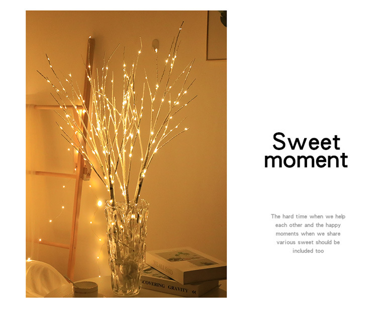 LED-Lichterkette aus Birkenzweigen mit Kupferdraht – Beleuchteter Baum – Kreative Weihnachtsdekoration_voghion.com