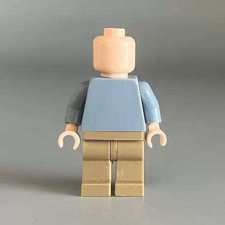Body minifigure-light blue upper and earthy yellow on bottom