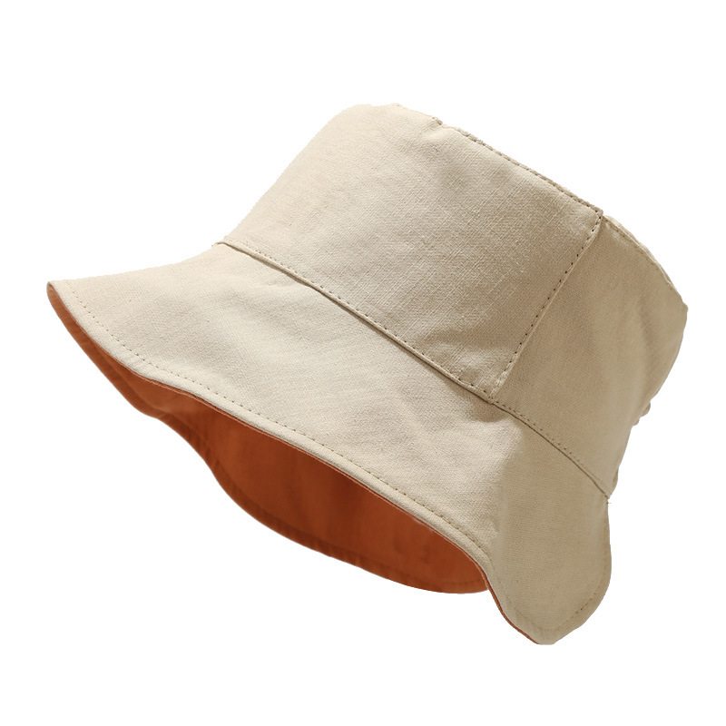 Sombrero pescador mujer primavera/verano estilo japonés simple sombrero para el sol de doble cara estilo coreano ins Cola de Caballo sombrero para el sol moda image 7