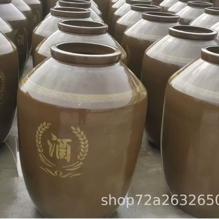 土陶酒坛500斤装酒缸酒坛子批发250公斤隆昌精陶规格齐全陶瓷