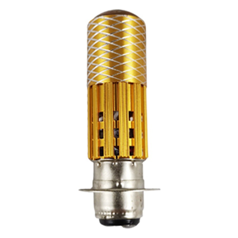 Motocicleta LED Faro de dos colores motocicleta ojo de pez lámpara H4 coche eléctrico doble luz lejos y cerca integrado con lente