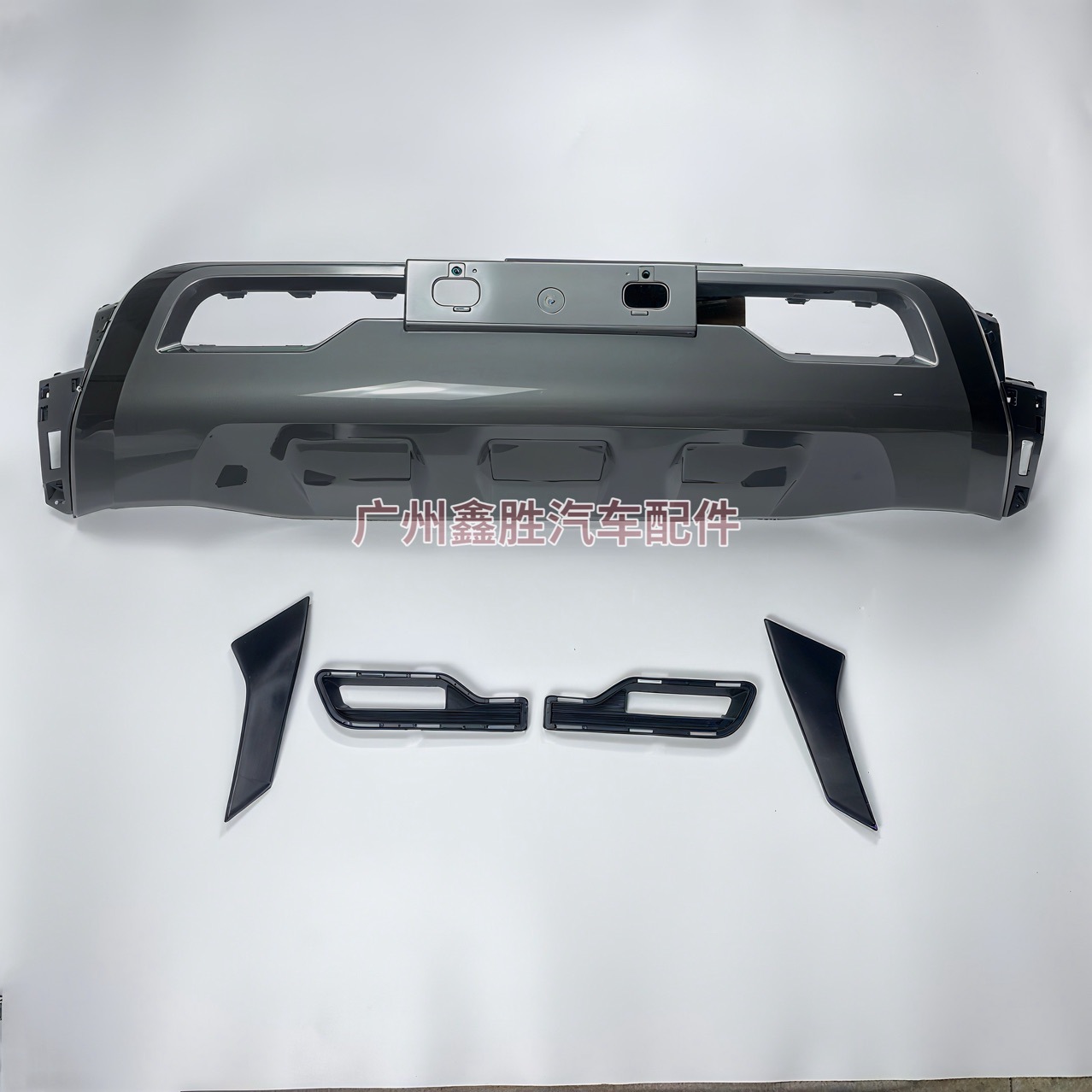 Suitable for Toyota Hilux Rocco 20-23 Models, Front Bumper Lower Guard Plate, Front Bumper Lower Protective Trim Panel