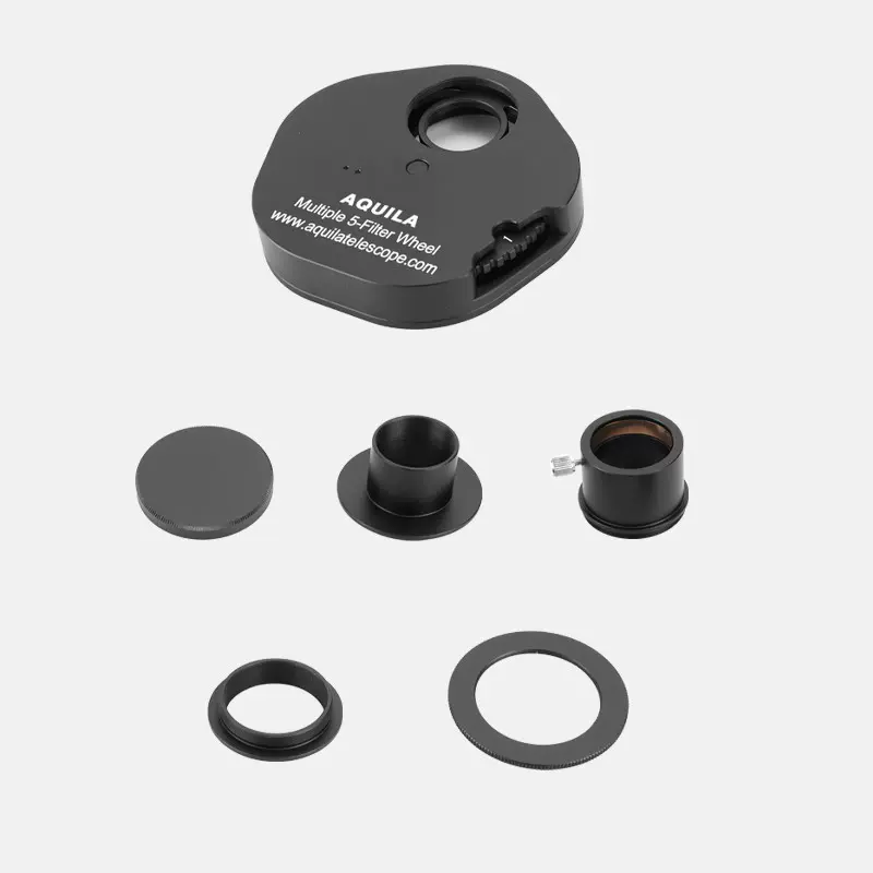 AQUILA LJL-1.25-02改良款天文望远镜配件1.25寸手动滤镜轮5片式