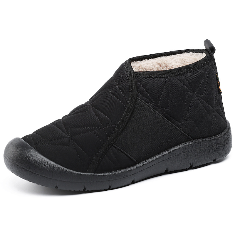 Zapatos de algodón para mujeres nuevas botas cálidas y botas de nieve gruesas casuales, botas de algodón para mujeres, botas cómodas a prueba de frío