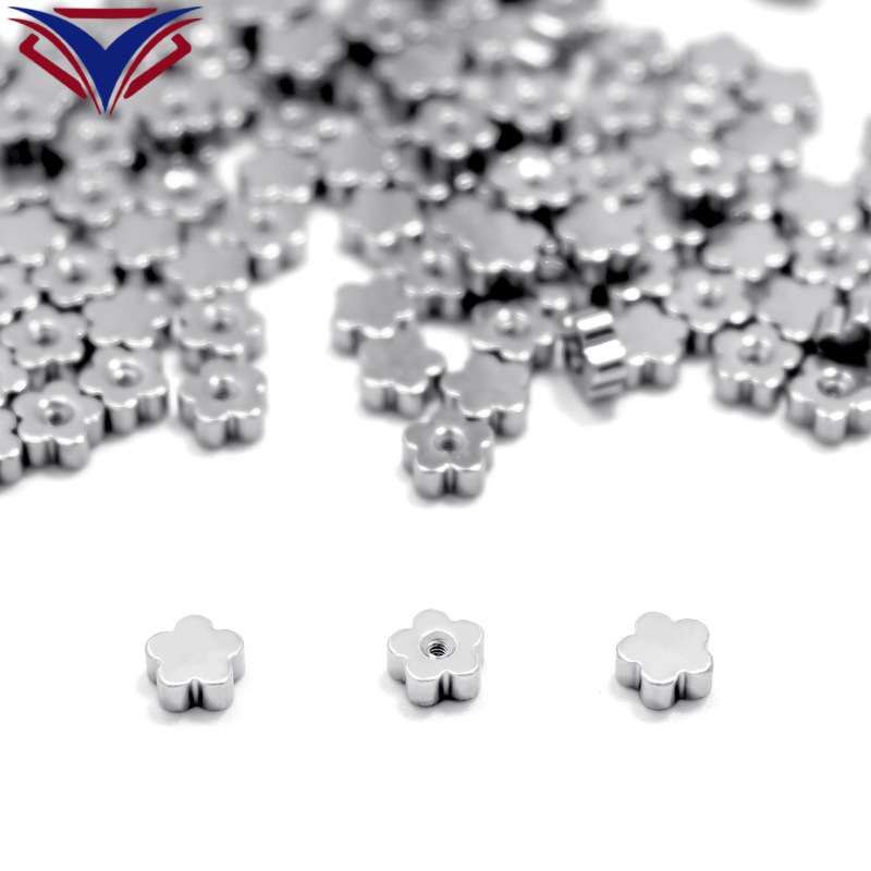 Stainless Steel Ear Stud Accessories Flower Round Cake Screw DIY Torque Puncture Ear Needle Ear Plug Ear Jewelry Accessories Stainless Steel Ear Stud Accessories Flower Round Cake Screw DIY Torque Puncture Ear Needle Ear Plug Ear Jewelry Accessories