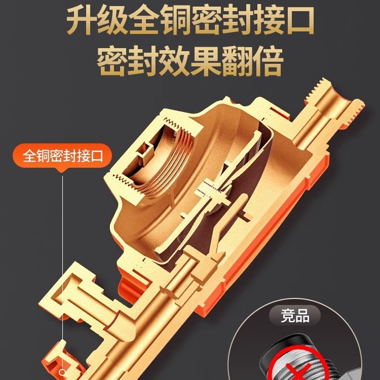 National Standard Liquefied Gas Pressure Reducing Valve Gas Tank Explosion-Proof Gas Tank Special Anti-Leak Self-Closing Valve Safe and Leak-Proof