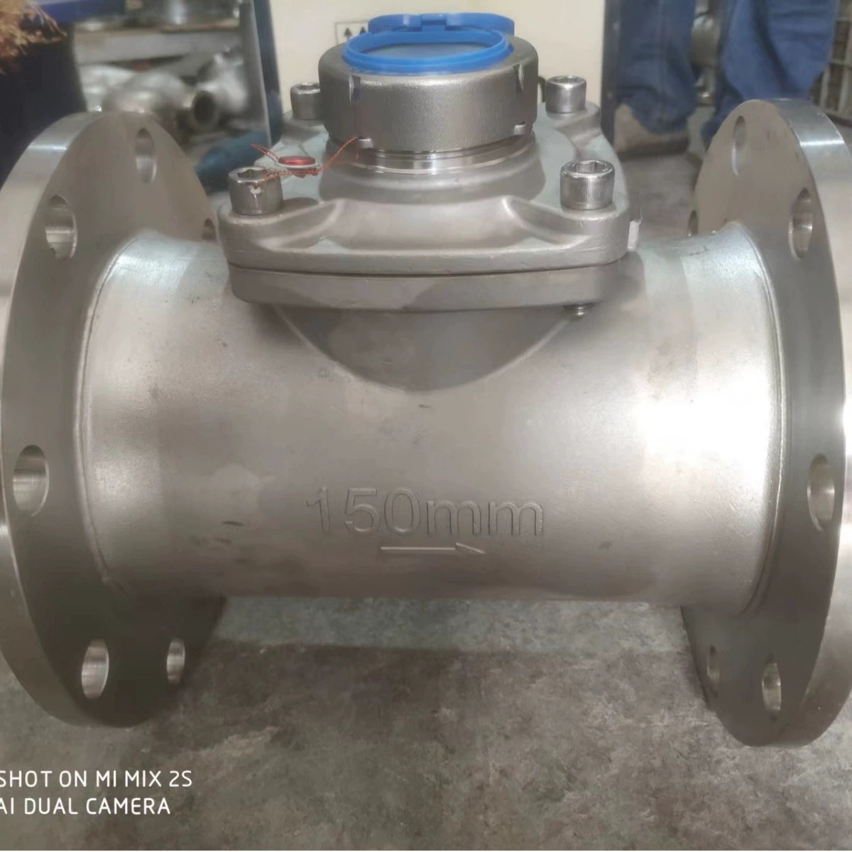 304 из нержавеющей стали большого диаметра счетчик воды винтового типа сухой фланец Счетчик Воды промышленный вертикальный Нинбо съемный горячей и холодной воды