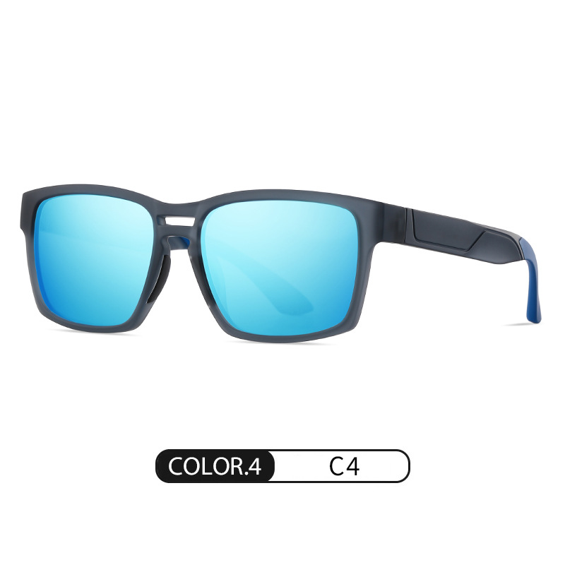 Gafas de Sol Polarizadas Cuadradas para Hombre S11106 Marco de TR90 y Lente de TAC Protección UV400 para Viajes image 10