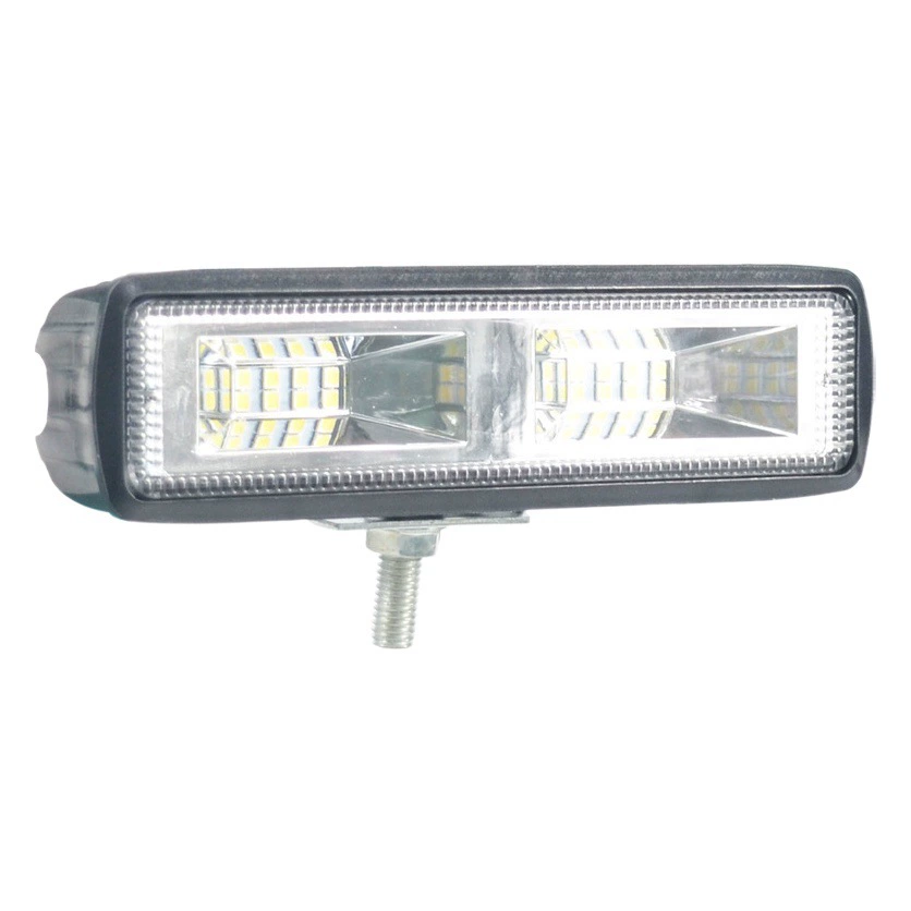 Автомобильный светодиодный рабочий фонарь, однорядный, 12 светодиодов, для внедорожников, светодиодный прожектор для мотоциклов, сверхъяркий