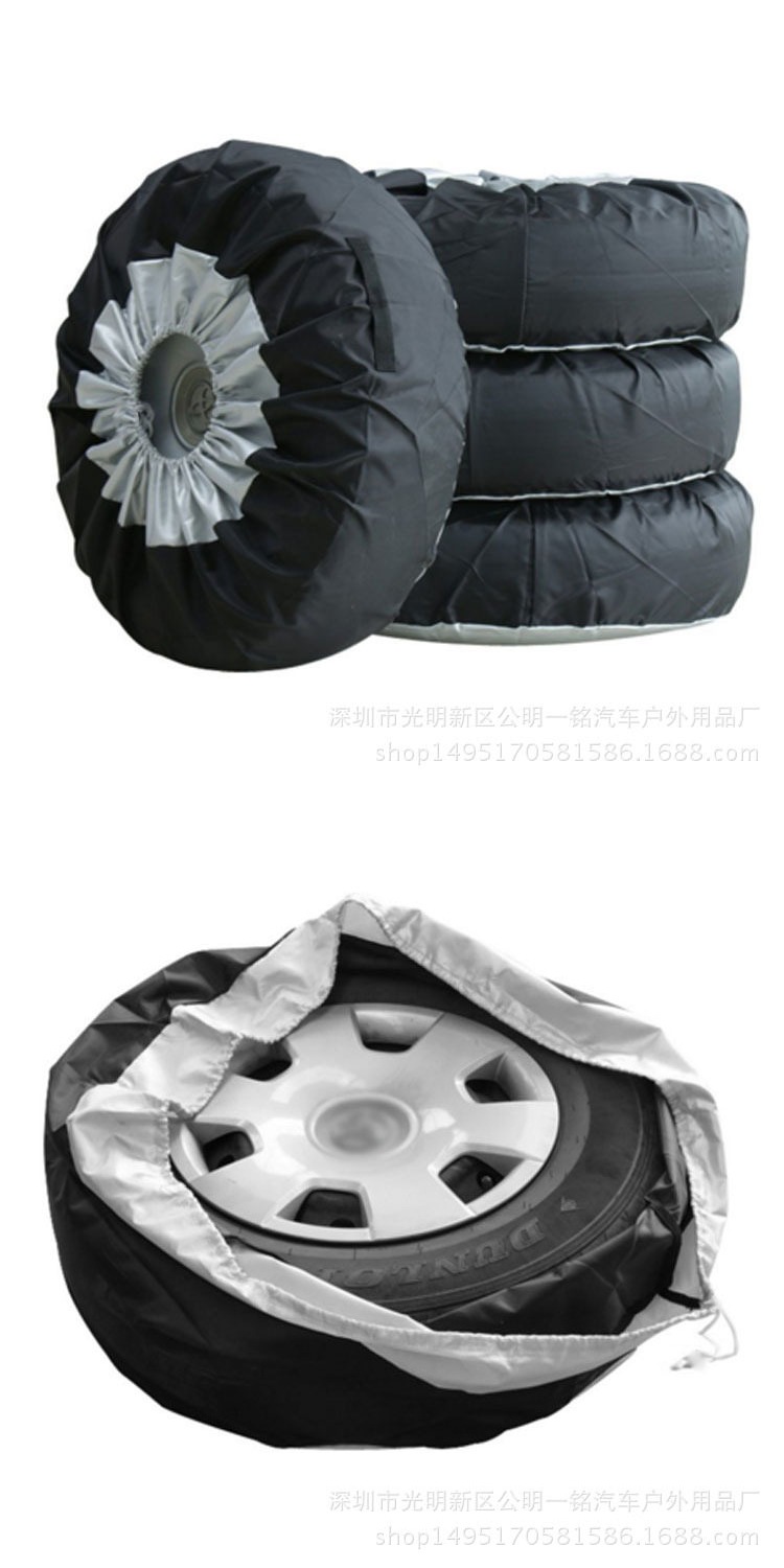 Car Tire Protective Cover, New Energy Wheel Hub Spare Tire Cover, All-Inclusive Dustproof, Waterproof, Sunproof, Snow-Proof Tire Storage Bag