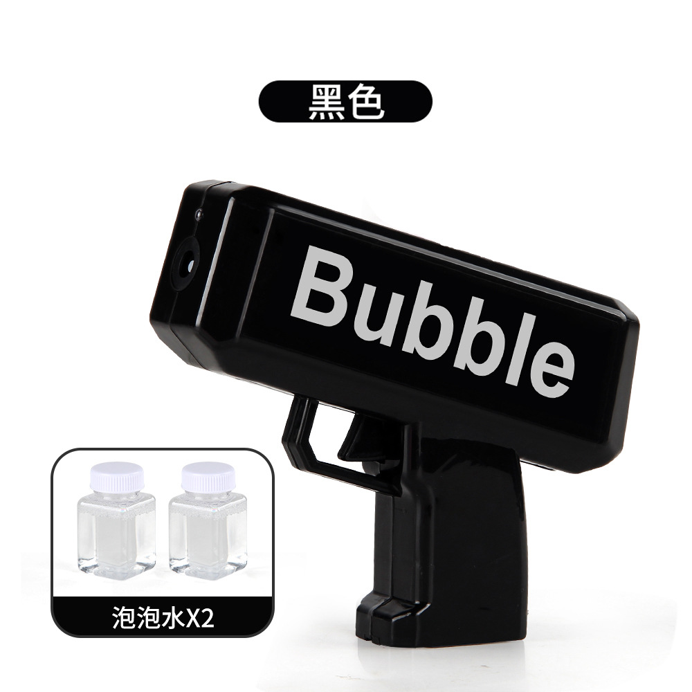 Juguetes de mano para niños pistola de burbujas acústica y óptica eléctrica juguetes de burbujas automáticas de color juguetes de máquina de burbujas indoor y al aire libre