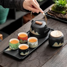创意国潮茶杯节日礼品陶瓷文创品中秋公司年会伴手礼礼盒定制LOGO