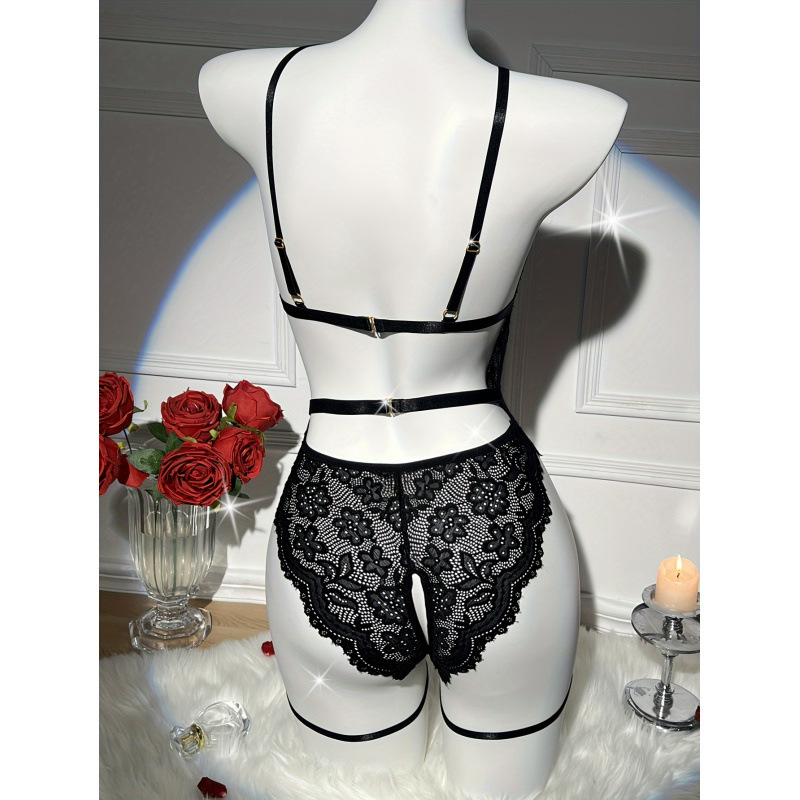 2025 Cross-Border New Men's Jackets Coats Crotchless Intimates Set Heart-Shaped Backless Teddy