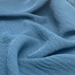 Wrinkled fabric with a crinkled ice silk style women's evening dress made of soft four-way stretch polyester CEY fabric