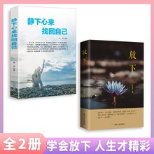 正版2册放下书籍静下心来找回自己人生哲学通俗读物爱上生命