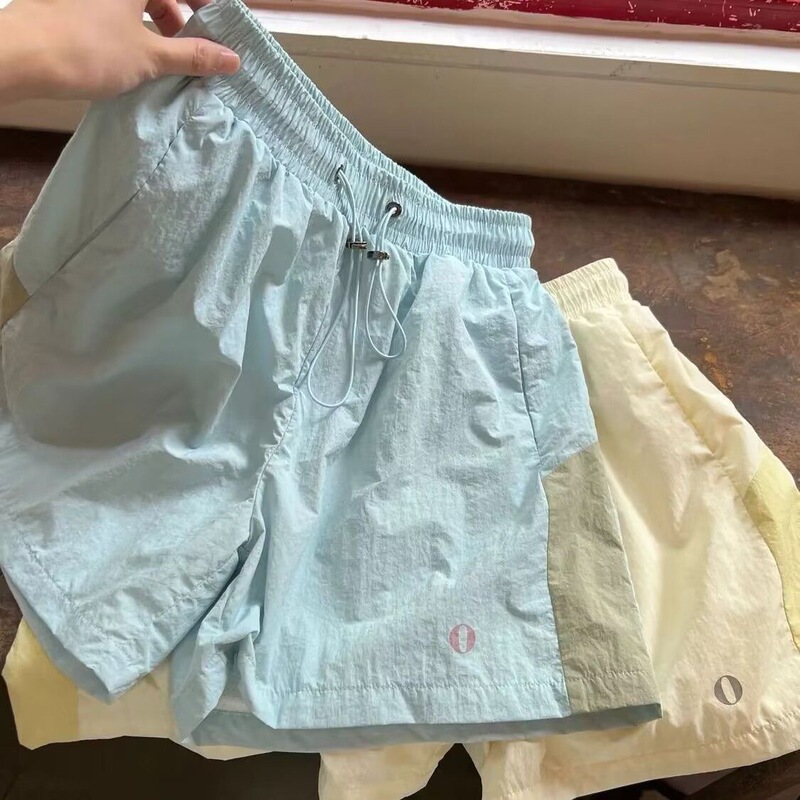 Extra Large Size 150kg Blue Cool Sports Shorts Women's Summer Thin Quick-Drying Elastic Waist Casual Wide Leg Hot Pants Extra Large Size 150kg Blue Cool Sports Shorts Women's Summer Thin Quick-Drying Elastic Waist Casual Wide Leg Hot Pants