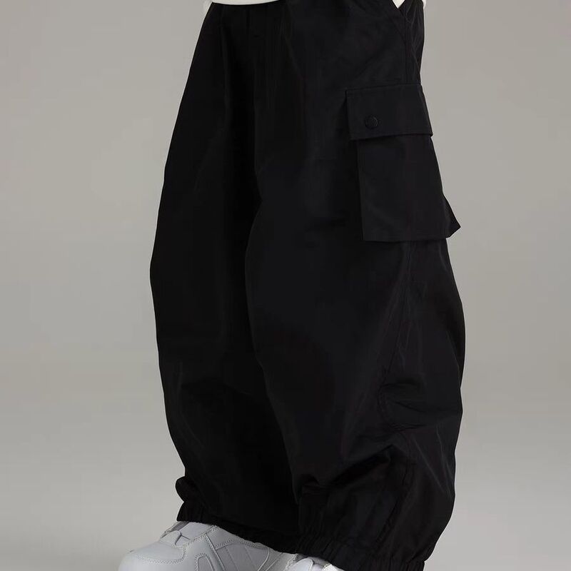 American Loose Waterproof and Windproof Snowboard Pants Ski Wear Men's and Women's Pants Outdoor Wear Winter