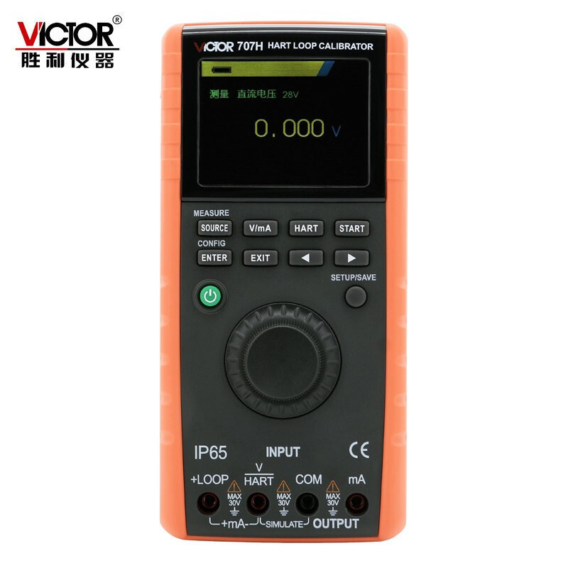 胜利仪器电压/电流信号发生器过程校验仪回路过程校验仪VC707H