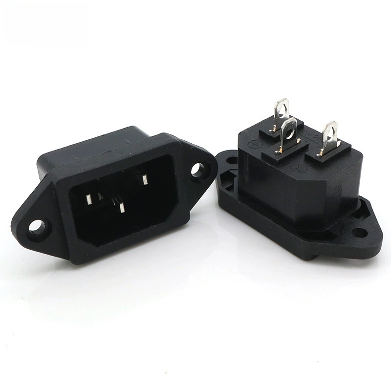 AC-04 Pin-out socket plum socket with screw hole AC power socket rice cooker type sockets AC04