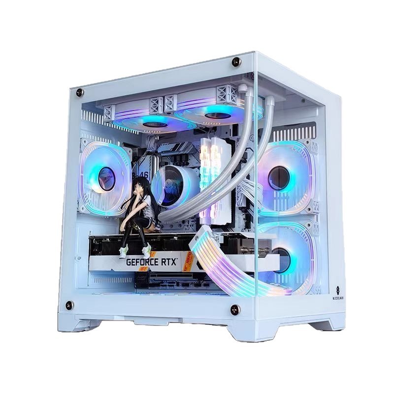 Wanjia Gyonyou MINI ポストレスコンピュータシービュールームシャーシ 240 水冷 MATX マザーボード 360 ミニシャーシ|undefined