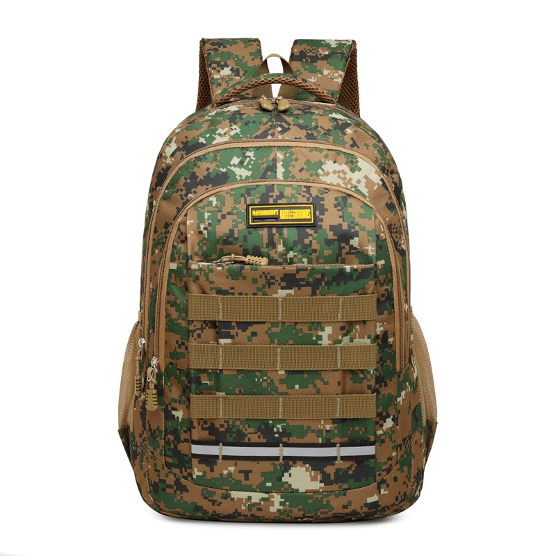 [Shake the same model] Summer camp expand backpack camouflage camouflage backpack Student outdoor large capacity backpack