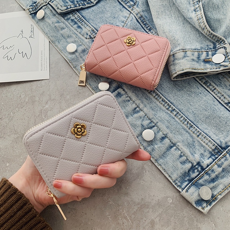 2023 New Fashionable Girl Student Bag Short Zero Wallet Women's Small and Large Capacity Multi Card Cover_voghion.com