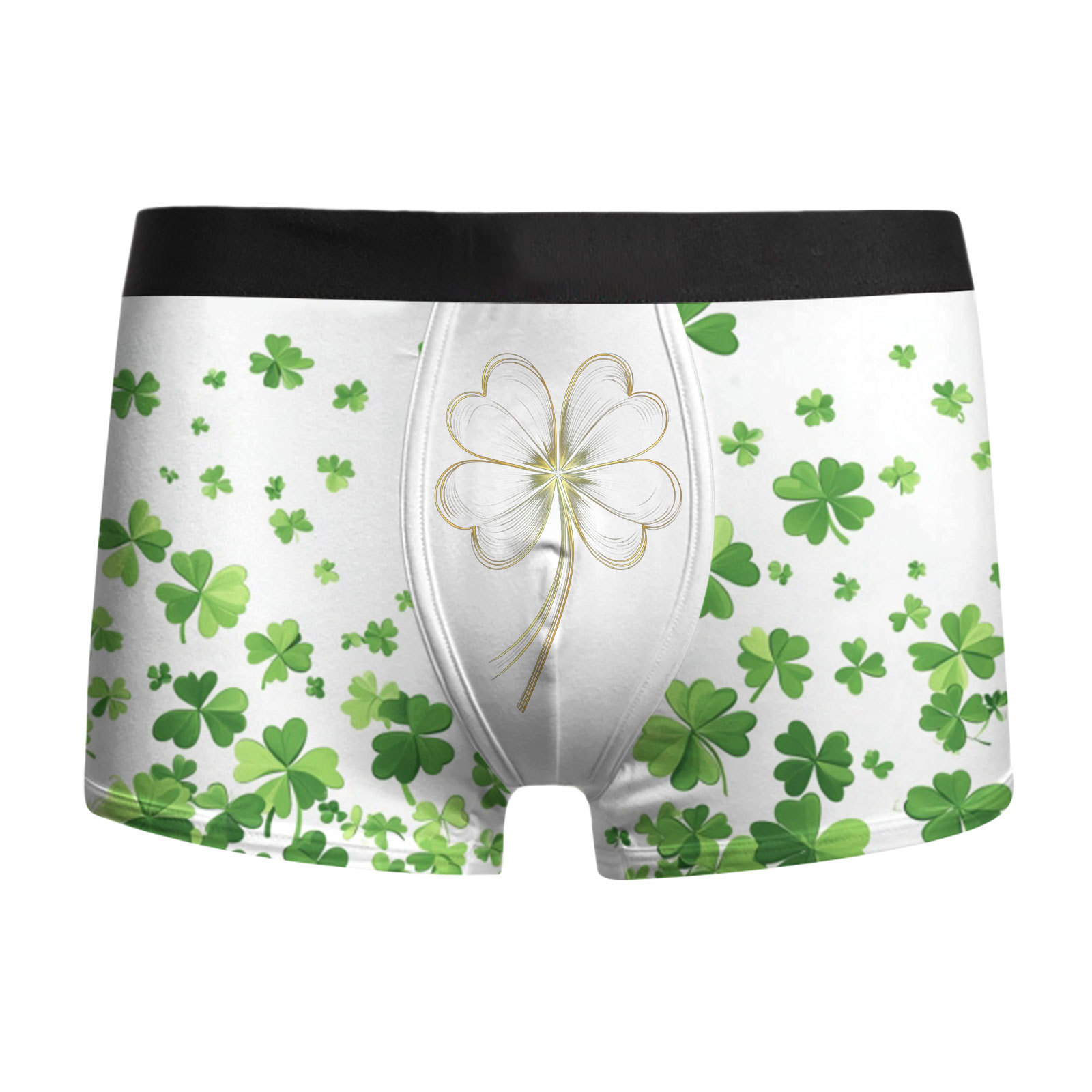 Ropa interior para hombre St. Pa Day, pantalones cuadrangulares para hombre, calzoncillos bóxer de cintura media de gran tamaño transpirables, estampado 3D MP01