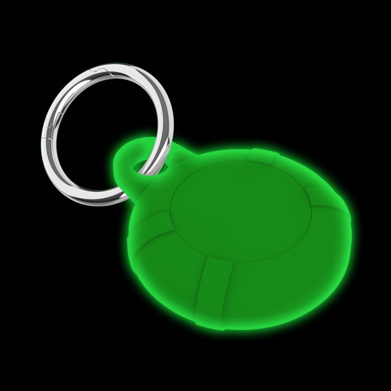 Aplicable a Apple Airtag funda protectora localizador rastreador anti-perdida llavero impermeable todo incluido funda protectora