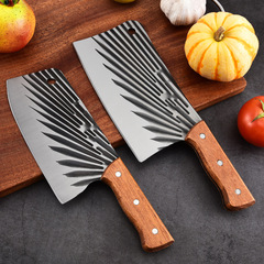 Yangjiang Running Jiang Cuisine Stainless Steel Bone Cutting Knife Household Bone Splitting Knife Kitchen Chopping Knife Vegetable Cutting Knife Factory