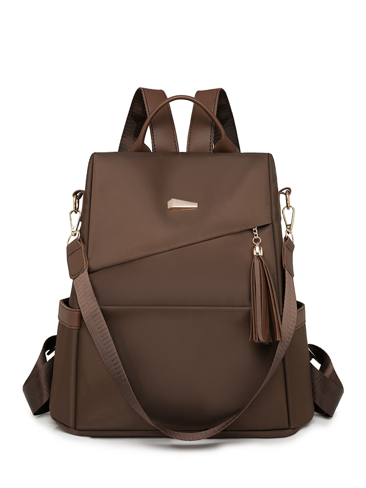 Mochila para mujer Mochila de nylon Casual Nuevo Commuter 2025 Mochila Mochila Simple Moda Ladies Travel Todo fósforo