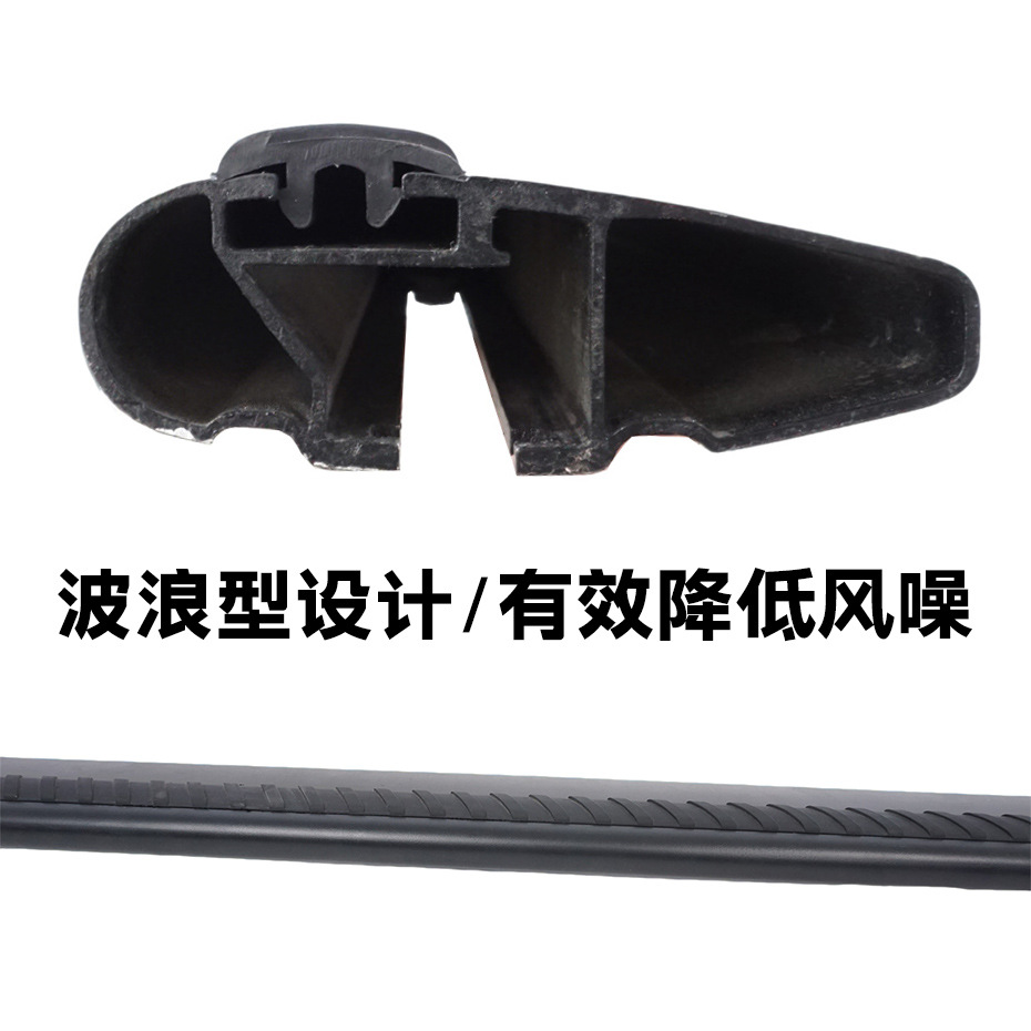 Noise-Reducing Rubber Strips for Roof Crossbars, Compatible with Thule Wingbar/Lion Road Crocodile Shark/Tesla