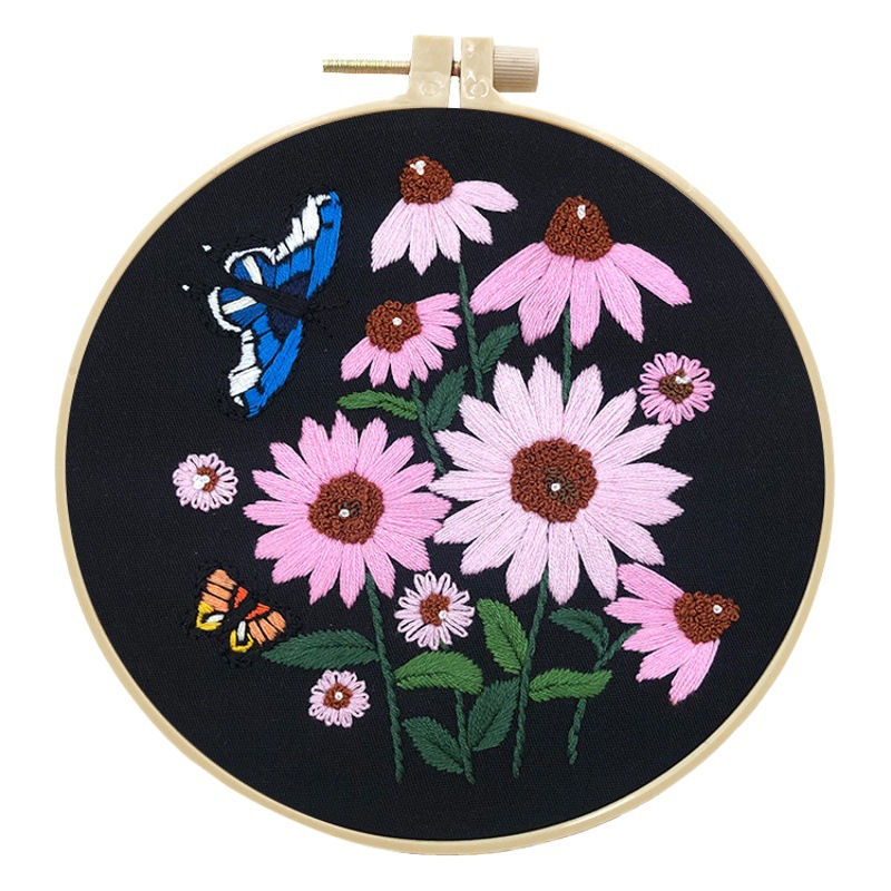 Suzi bordado original-bordado europeo hecho a mano Kit de tela Junior novato bordado creativo hecho a mano paquete de material de bricolaje