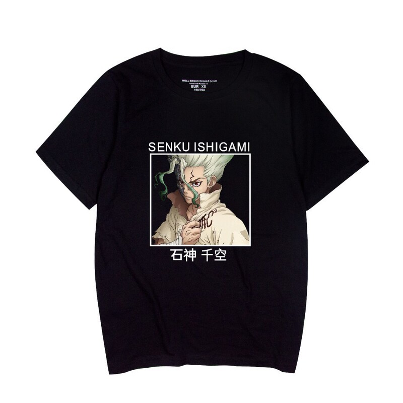 Foreign Trade Summer Short-sleeved Stone Epoch Surrounding European Code Cross-border Hot-selling Printed Pullover Men's and Women's Short-sleeved T-shirts Foreign Trade Summer Short-sleeved Stone Epoch Surrounding European Code Cross-border Hot-selling Printed Pullover Men's and Women's Short-sleeved T-shirts