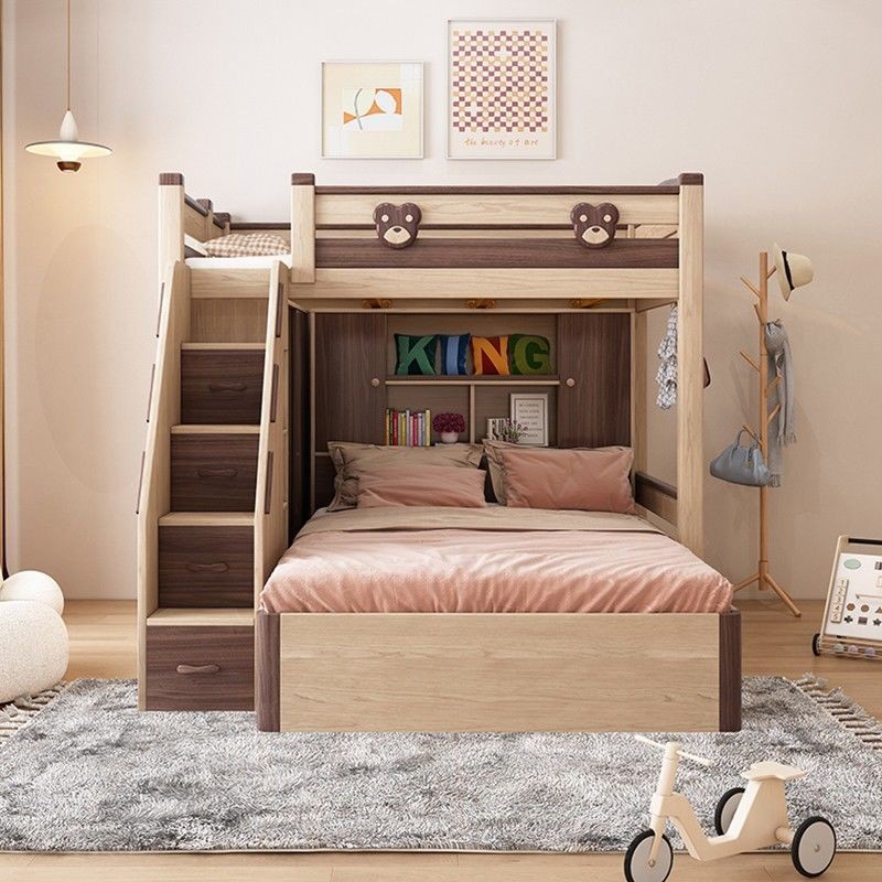 Children's Bed Upper and Lower Bed Staggered Upper and Lower Bed Two-storey Adult Upper and Lower Bed Mother and Child Bed High and Low Bed Bunk Bed