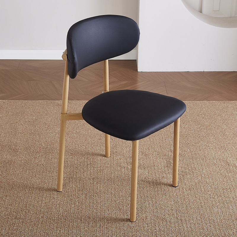 Silla de comedor práctica de viento crema silla de comedor doméstica pequeña silla moderna simple silla de restaurante de hotel de estudio