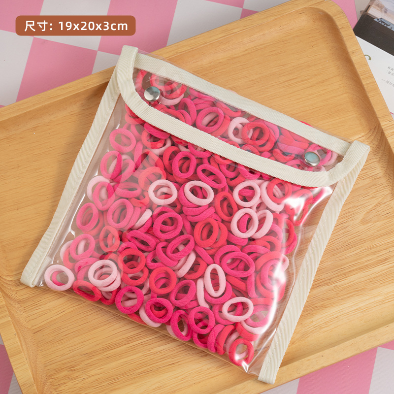 Niños de alta elasticidad cuerda de cabeza no daña cabello toallas de color anillo de cabello niñas correa de cabello bebé cabello anillo de cabello