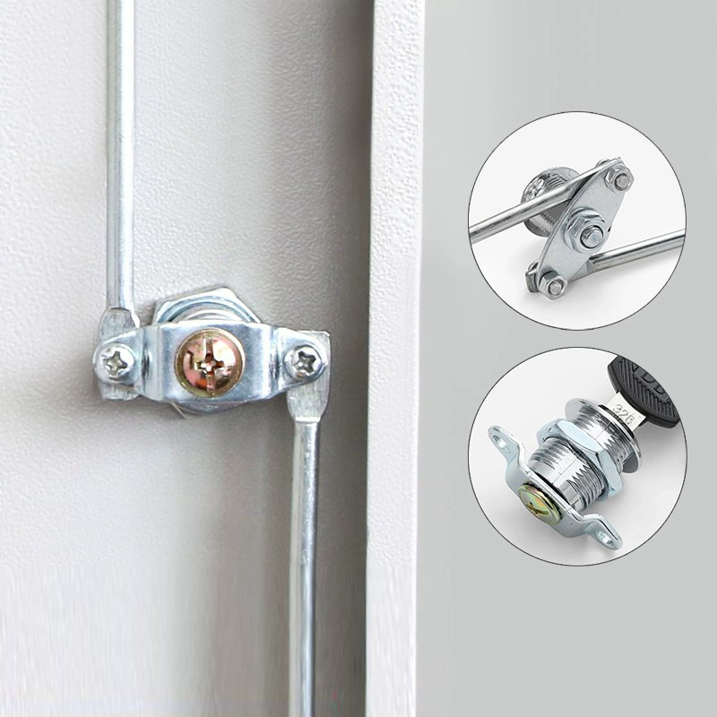 Замок для картотеки, железный дверной замок для шкафа, замок для неба и земли, замок для верхнего и нижнего стержня, замок для офисного шкафа, цилиндр замка для картотеки