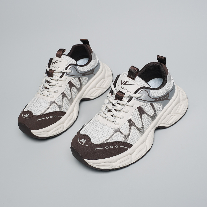 Kt319 Dames Single Mesh Ademende Niet-Stinkende Papa Schoenen 2025 Herfst Nieuwe Lichtgewicht Sport Casual_voghion.com