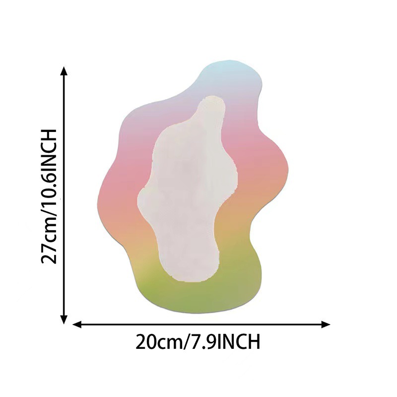 다채로운 불규칙한 거울