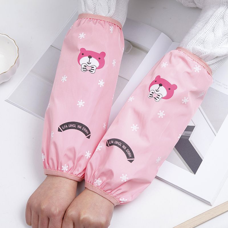 Men's and Women's Long Waterproof Sleeve Women's Autumn and Winter Kitchen Dust-proof Anti-fouling Dirty Sleeve Household Cleaning Washing Dirty-resistant Italian Competition