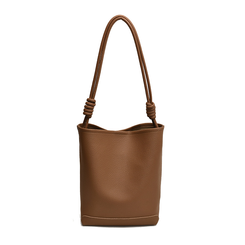 Einfache trendige große Kapazität Eimer 2024 neue Pendler Mutter und Kind modische Textur Frauen einzelne Schulter_voghion.com