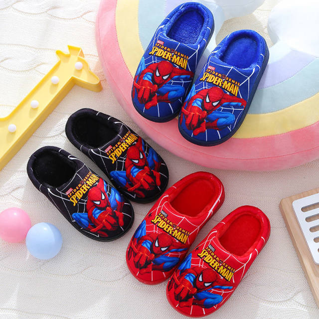 kids spiderman slippers