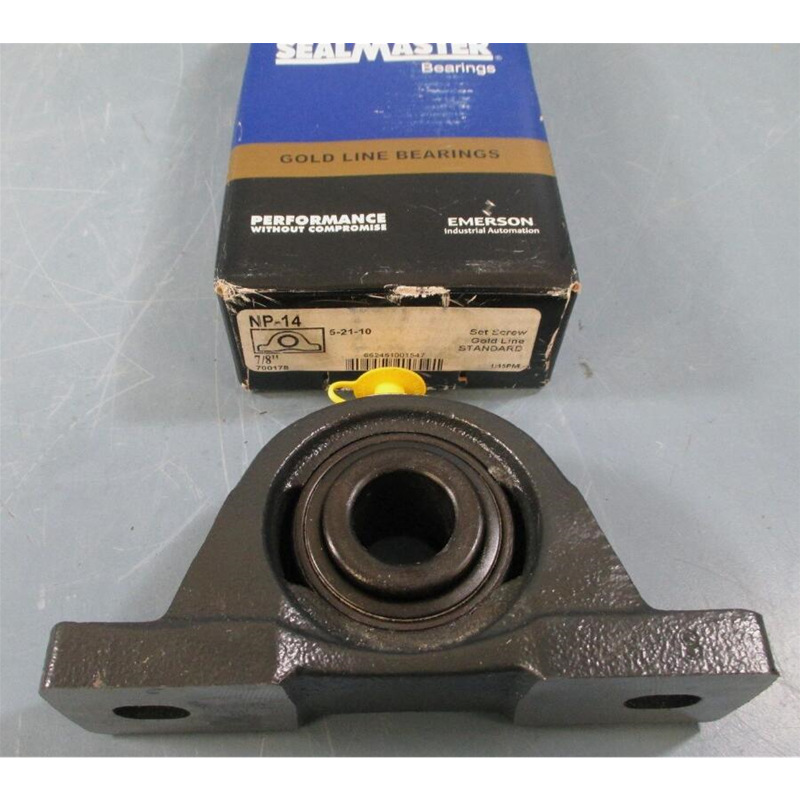 美国SEALMASTER NP-14英制带座轴承 2-014内芯黑色氧化